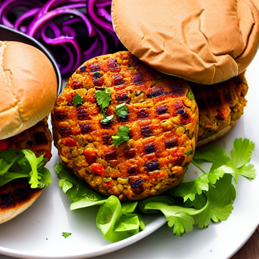 BBQ Lentil Burgers