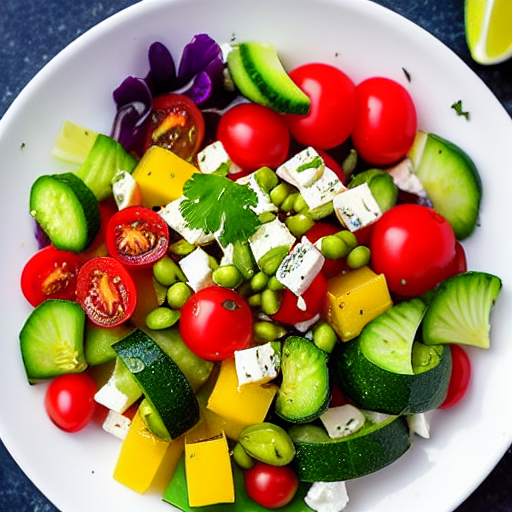 Feta-Free Horiatiki