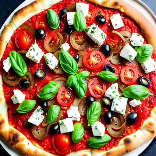Keto Horiatiki Pizza