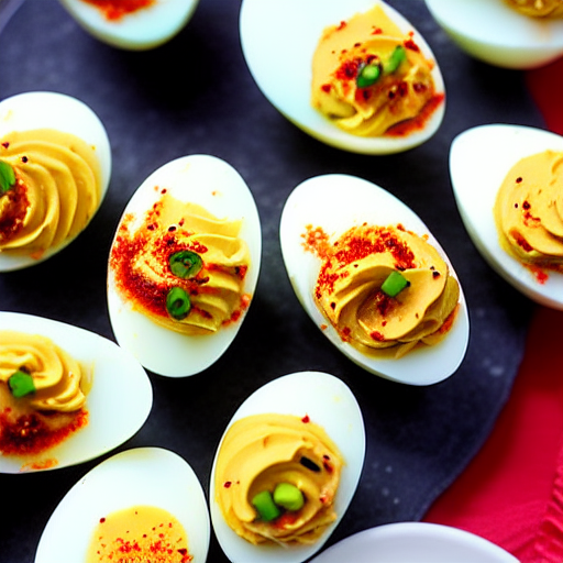 Korean Style Deviled Eggs