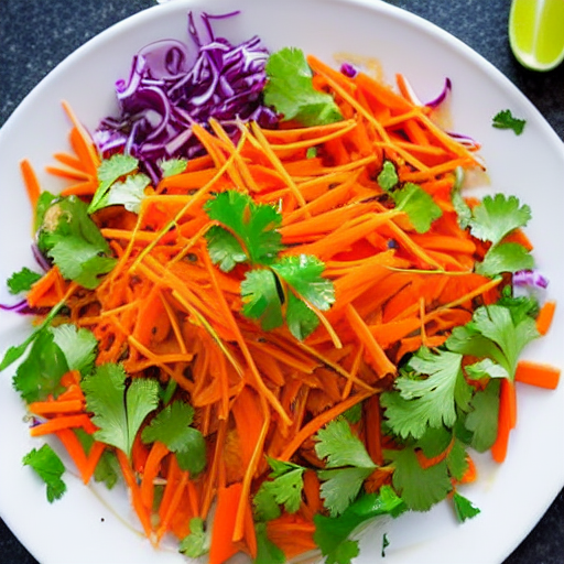 Salada de Cenoura Ralada