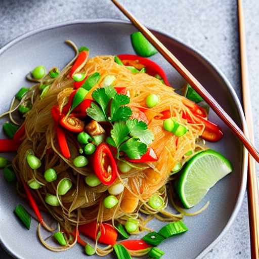 Vegan Stir-Fried Rice Noodles