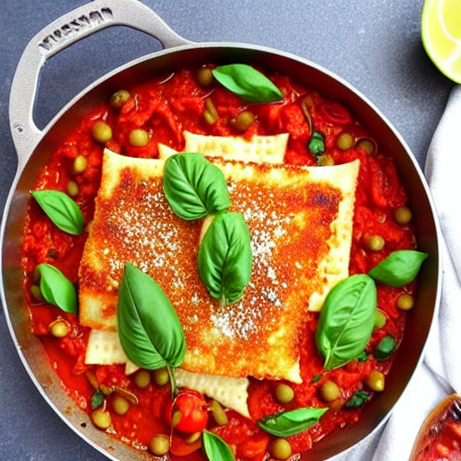 Vegan Saganaki Pasta
