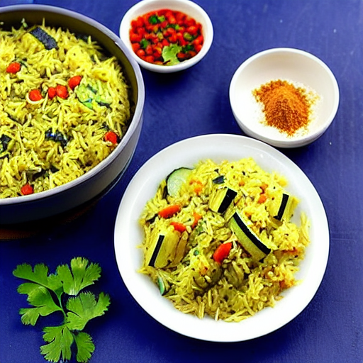 Zucchini Pulao