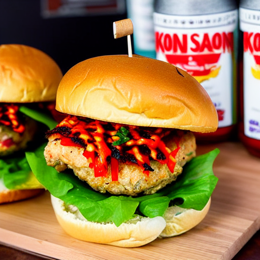Korean Fish Burger