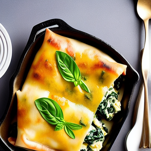 Keto Spinach Ricotta Cannelloni