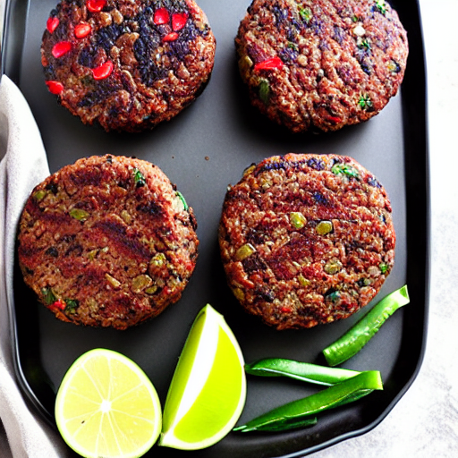 Vegan Black Bean Burgers