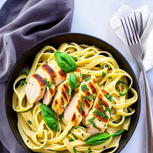 Keto Chicken Fettuccine