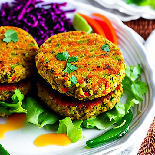 Moroccan Lentil Burger