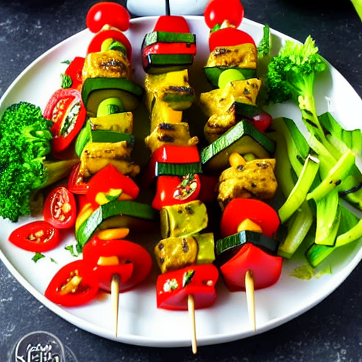 Keto Vegetable Kebab