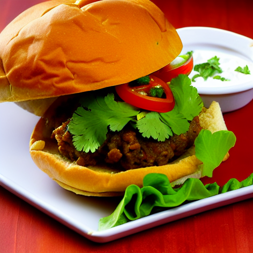 Keema Pav Burger