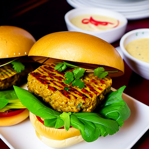 Burmese Tofu Burger
