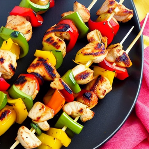 Fajita Chicken Skewers