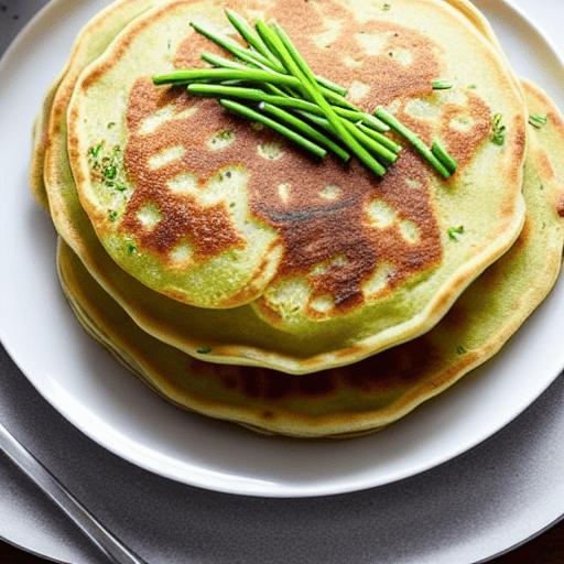 Baked Chive Pancakes
