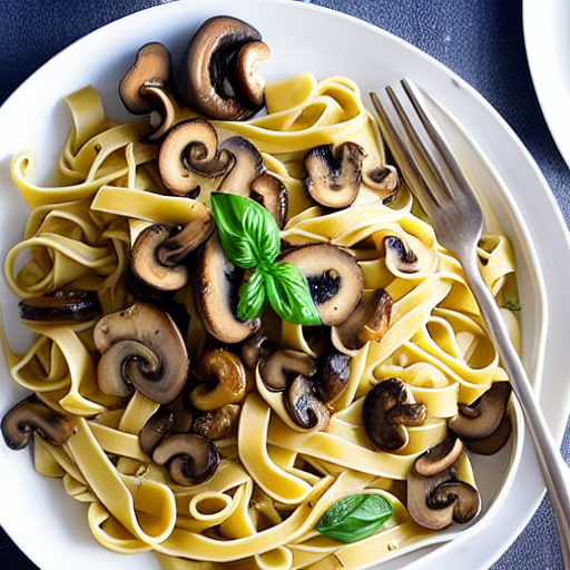 Mushroom Tagliatelle