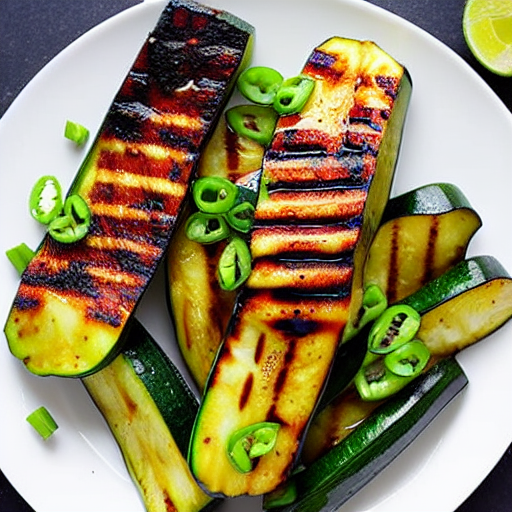 Teriyaki Grilled Zucchini