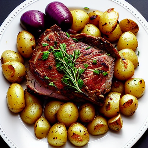 Baked Lamb with Potatoes