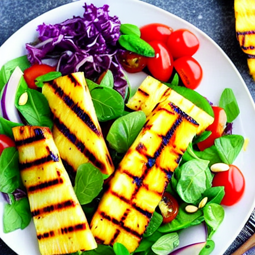 Grilled Pineapple Salad