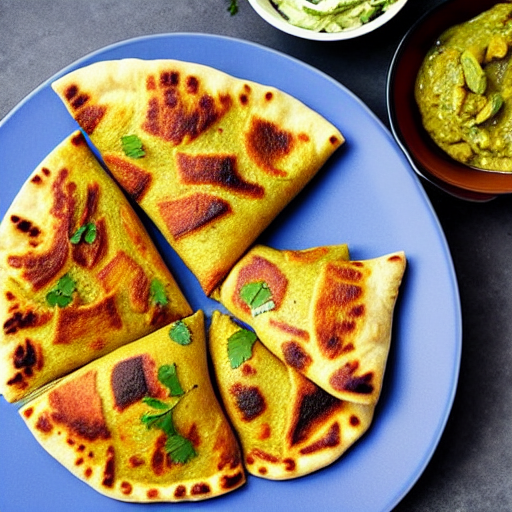 Baked Baida Roti