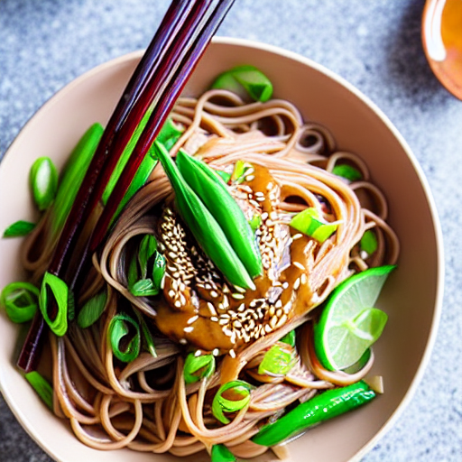 Soba with Sesame Dressing