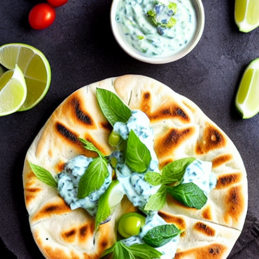 Pita Bread with Tzatziki
