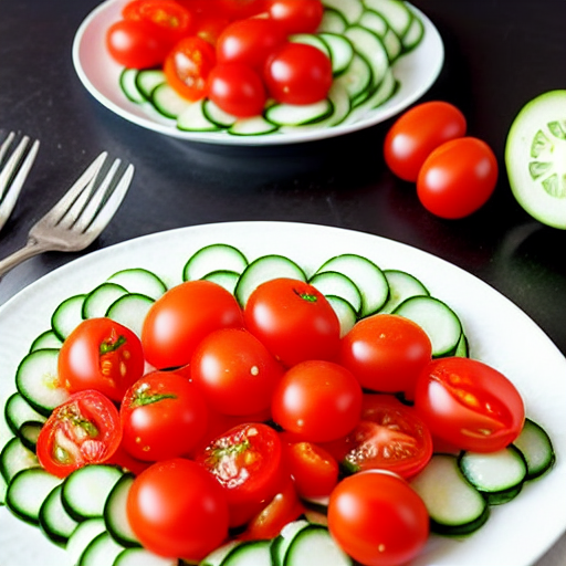 Tomato and Cucumber Salad