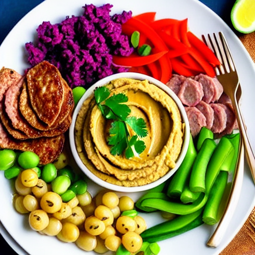Hummus with Meat