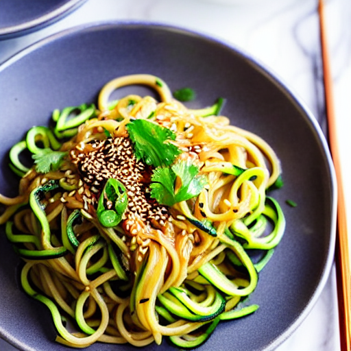 Keto Sesame Noodles