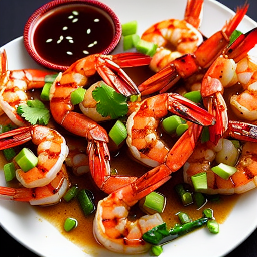 Sichuan Grilled Shrimp