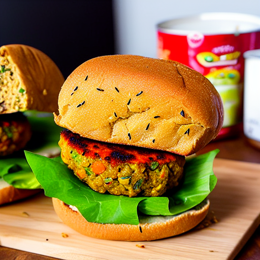 Spicy Chickpea Burger