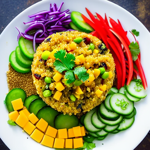 Salada de Quinoa com Manga