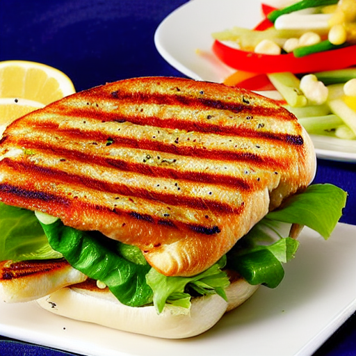 Grilled Fish Sandwich