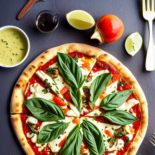 Olive Oil Herb Pizza