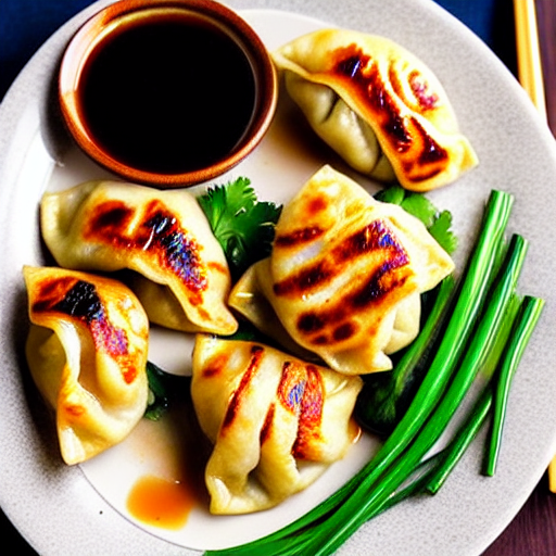 Yaki Gyoza with Chicken and Tofu