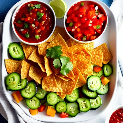 Crispy Vegetable Nachos