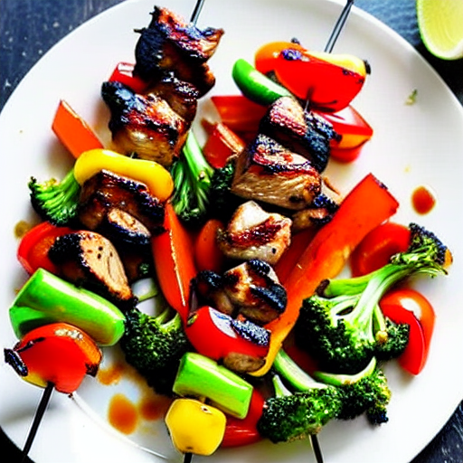 Balsamic Chicken Skewers