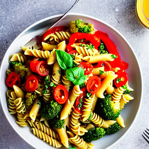 Pasta with Roasted Vegetables