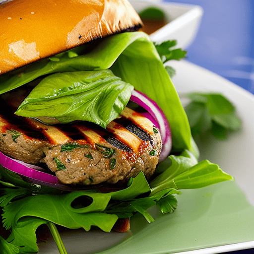 Grilled Lemongrass Burger
