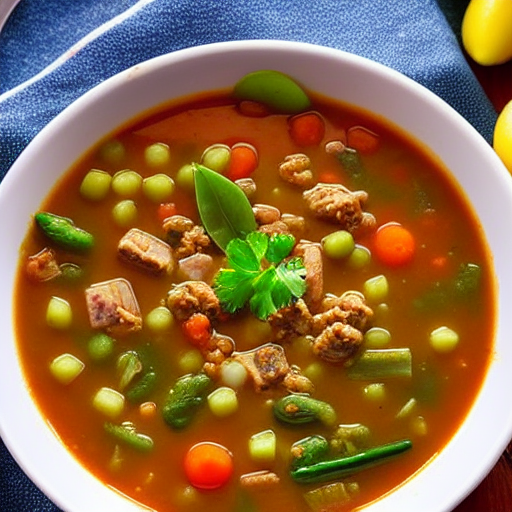 Kreokopos Soup