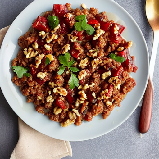 Kavourmas with Walnuts