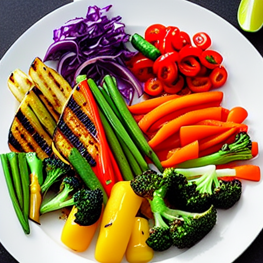Korean Style Grilled Vegetables