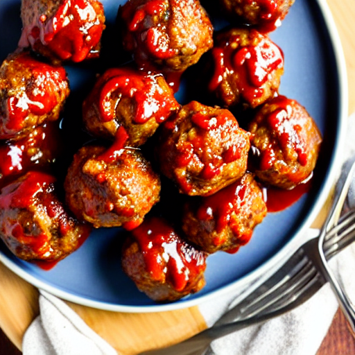 Halal BBQ Meatballs