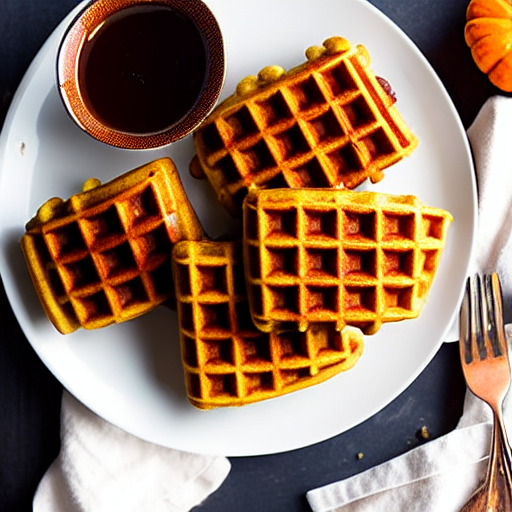 Pumpkin Spice Waffles