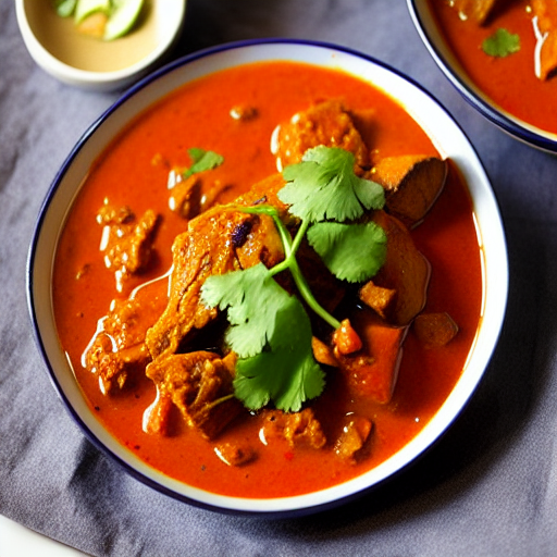 Kashmiri Fish Rogan Josh