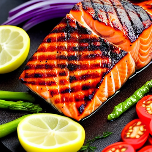 Grilled BBQ Salmon
