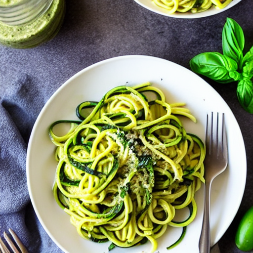 Keto Pesto Pasta