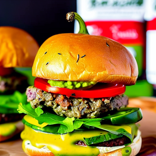Poblano Pepper Burger
