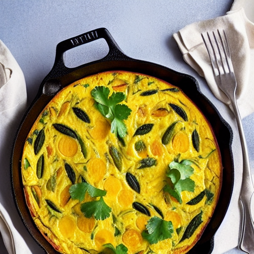 Squash Blossom Frittata