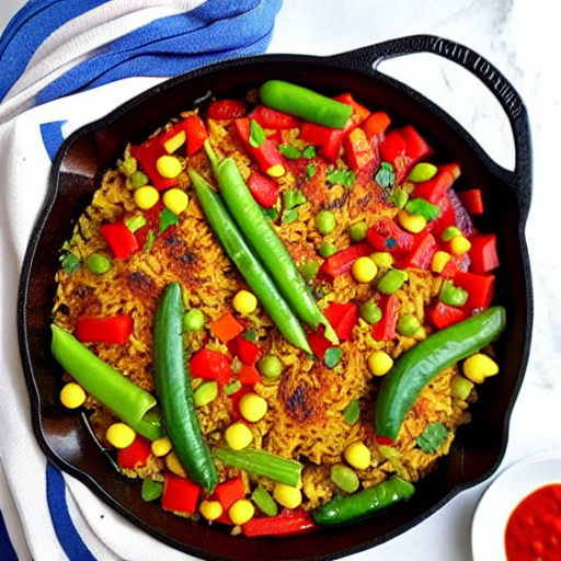 Halal Veggie Skillet