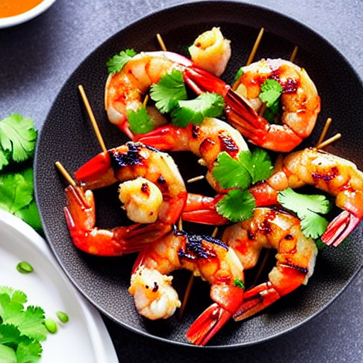 Tôm Nướng Sa Tế